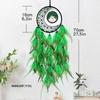 Nordic Tree Of Life Crystal Wall Hanging Ornaments Dream Catcher Hand-woven Feather Wind Chimes Festival Gifts Home Decorations