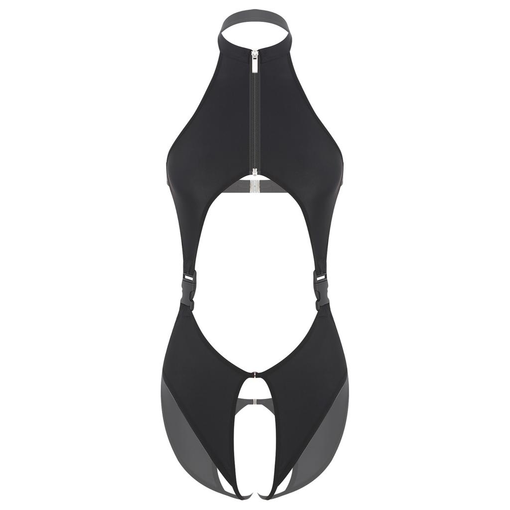 Damski Kostium Kąpielowy Anime Kawaii Wycięty Jednoczęściowy Body Wysoko Wycięty Trykot Bikini