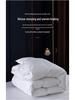 Star Hotel White Goose Down Quilt: 95% Down, Cotton, All-Season, Thickened Winter Comforter