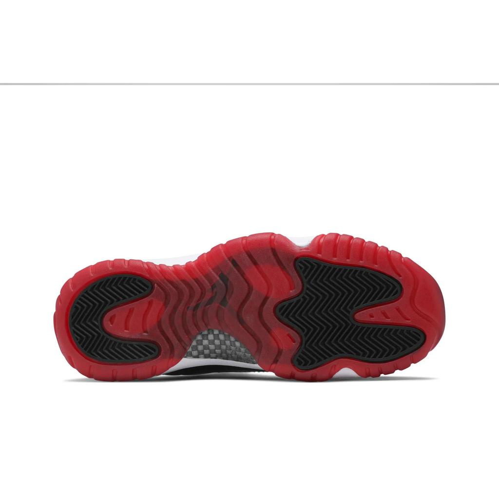 Air Jordan 11 Retro Low Grade School 'Concord-Bred' (Unisex) White / University Red / Black / True Red Kids' Basketball Shoes 528896 160