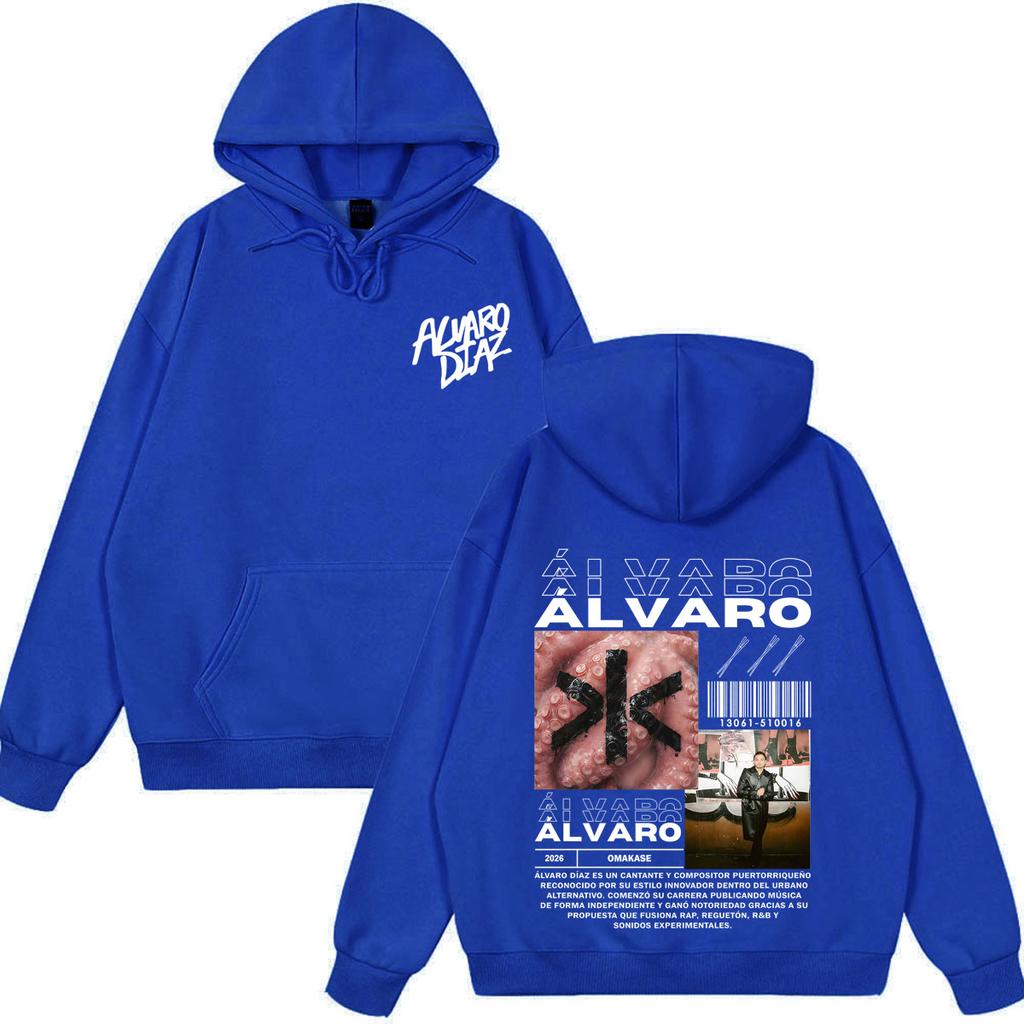 Alvaro Diaz Omakase Album  Tour Merch Hoodie Men Women Fashion Clothing Pullover Winter Loose Casual Oversized Sweatshirts
