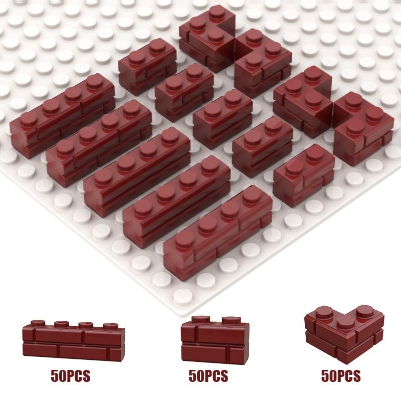 Masonry Wall Modified Bricks 15533 1x4 Toys Building Blocks Compatible Major Brand Profile Collection