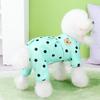 Pet Supplies Bear Polka Dot Belly Protection Home Clothes Dog Clothes Spring and Summer Thin Clothing