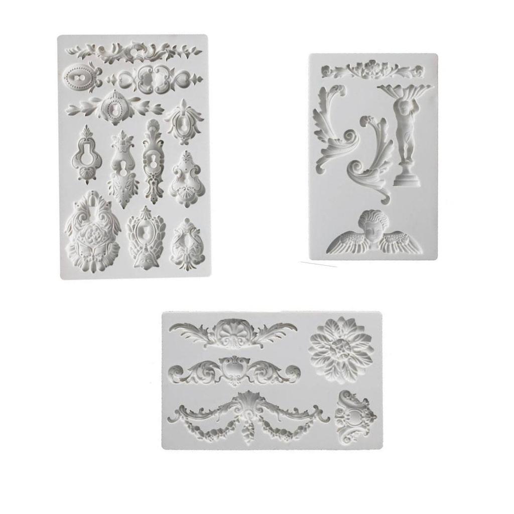 European Embossed Totem silicone fondant mold Cake chocolate mold