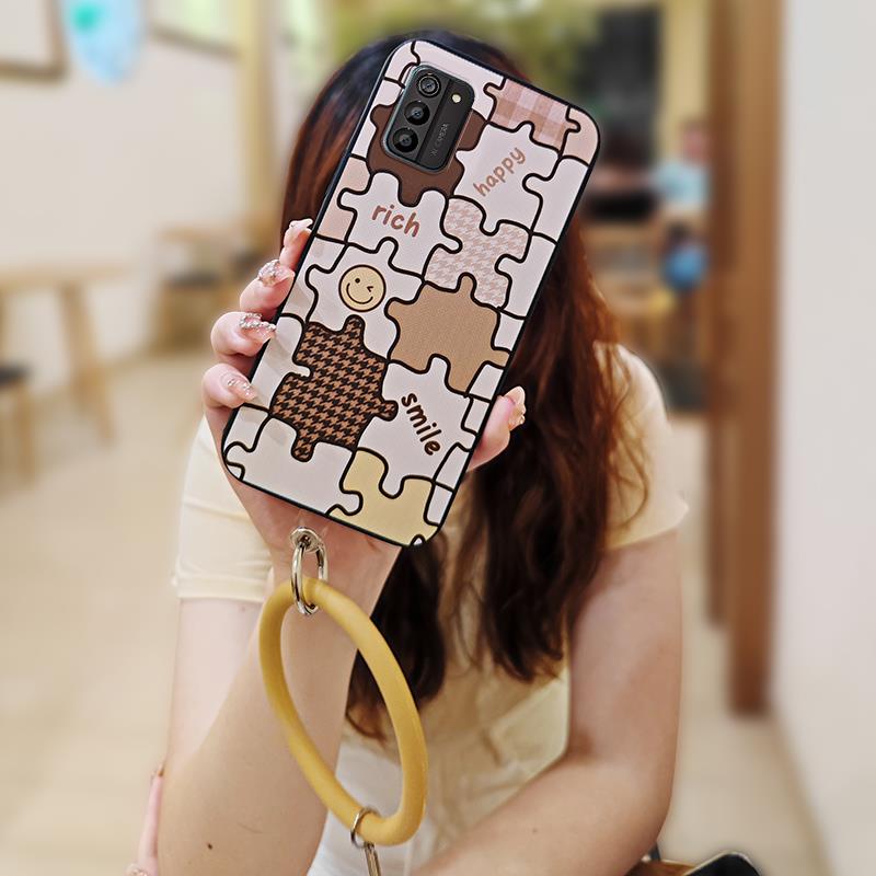 Anti-knock Bracelet Phone Case For Nokia G100 heat dissipation Back Cover Funny Solid Color Waterproof Youth Cartoon