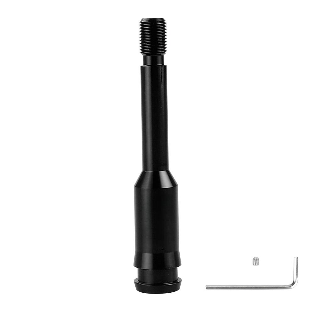 Extended Gear Shift Black Gear Shift Knob Adapter Enhanced Gear Control Ergonomic Handling Improved Driving Comfort