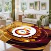 Galatasaray FC Design Crystal Velvet Rug Soft Decorative Mat for Bedroom Entrance
