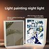 21cm/8.27in Anime Detective Conan Light Painting Mirror Lamp 3D Peripherals Bedroom Led Night Desktop Crafts Gift Toy Decorative
