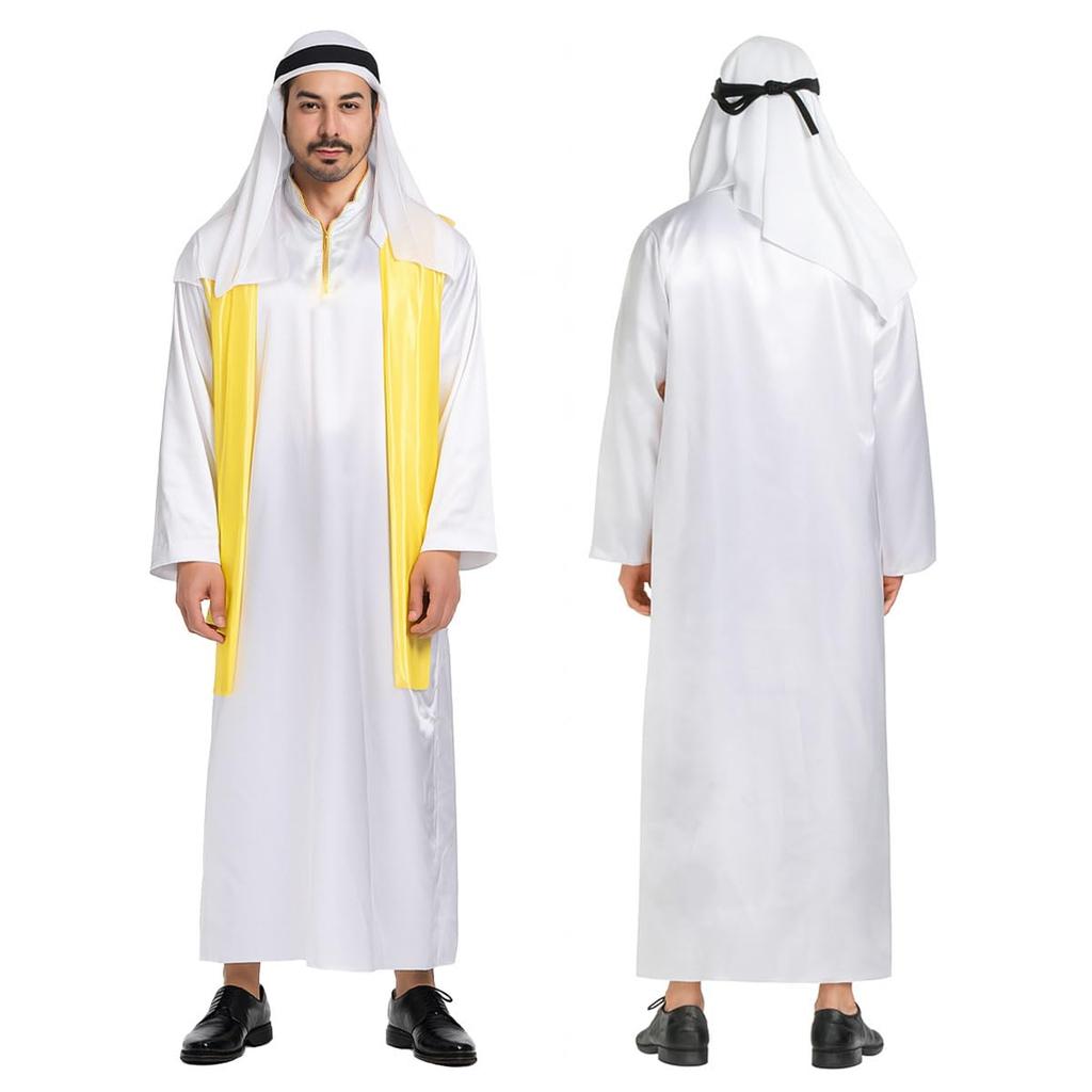 [monoii] Arab Cosplay Oil Tycoon Costume Halloween Millionaire King Costume c530