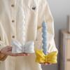 Creative Bow Ceramic Candlestick Candle Holder Cartoon Ribbon Bow Desktop Storage Container Home Decoration Accessories