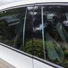 Car Pillar Posts Door Window Trim Cover Decorative Sticker Exterior Parts for Honda Fit 2021 2022 Auto Styling