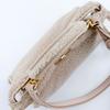 FENDI Peekaboo Handbag 2WAYShoulder pink beige Mouton Women Used