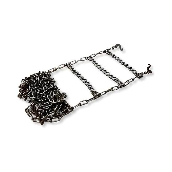 Automotive Metal Tire Chain Ladder Type 45171 Single 145/65R14 Iron Made in Japan 2 Pieces [Band Sold Separately] For Light Vehicles and Passenger
