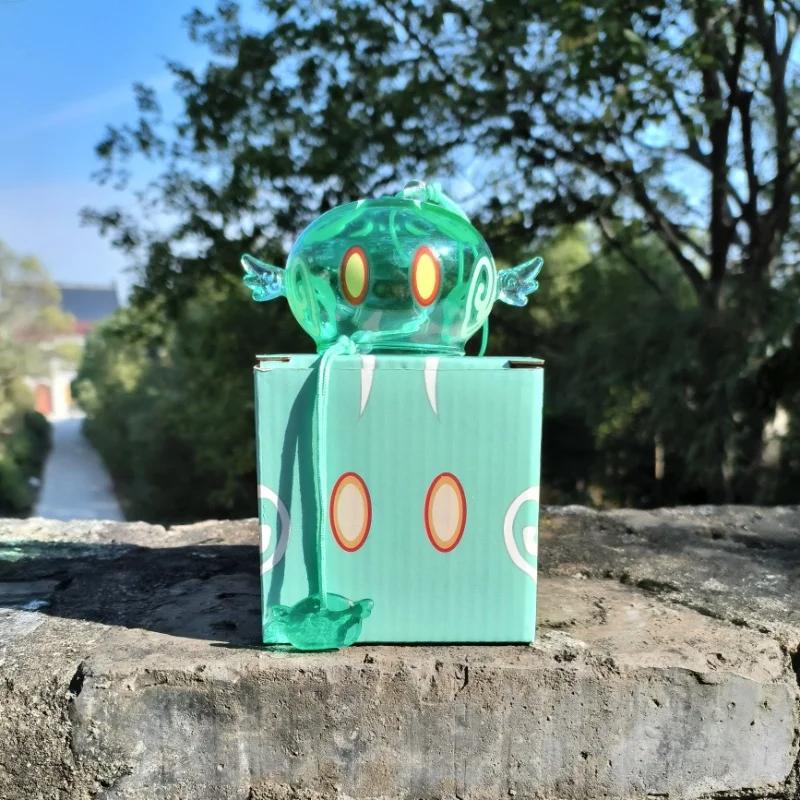 Genshin Slime Wind Chimes Anime Hanging Glass Windy Bell Pendant Genshin Impact Slime Chimes Japanese House Outdoor Decoration