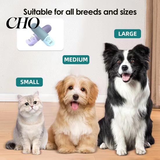 Finger Toothbrush for Pets Pet Silicone Soft Bristles Dog Cover Teeth Cleaner Dogs Cats Puppies Rabbits Gently Removes Plaque