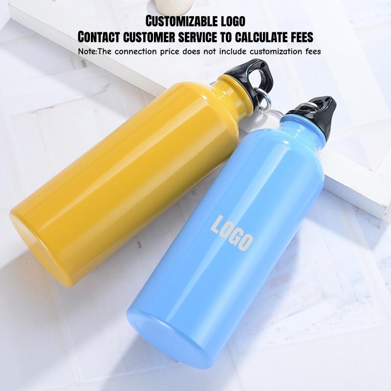 500ml Hiking Sports aluminum water bottle outdoor portable water cup street dance gym opening event small gift printing logo