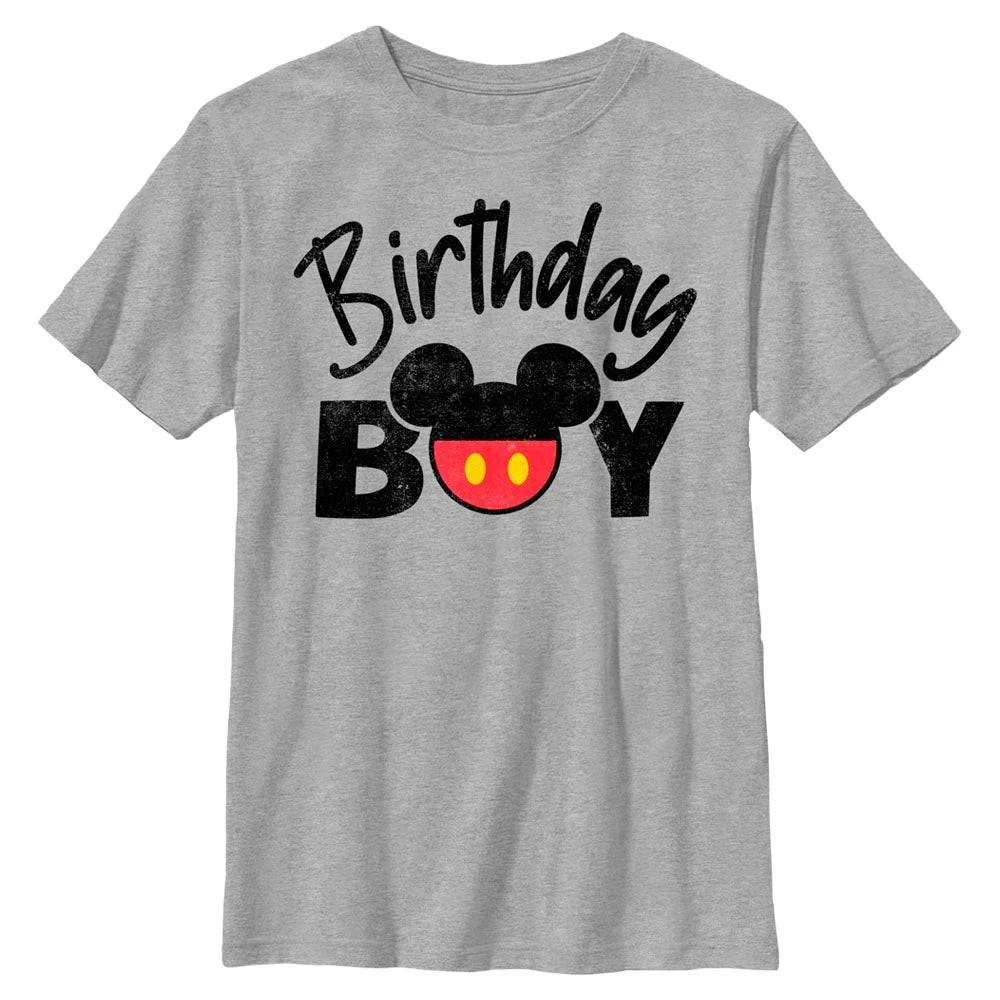 Boy s Disney Birthday Mouse Ears T-Shirt 4XL