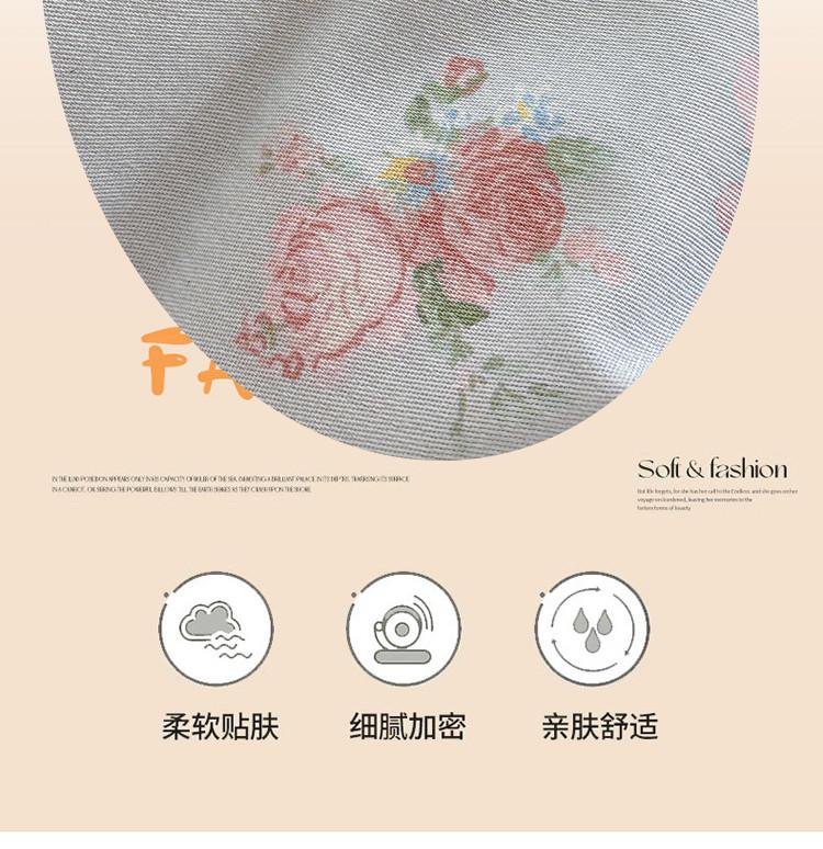 All cotton printed four piece set, 100% pure cotton household duvet cover, bed sheet, bedding, student dormitory three piece set
