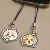 Anime Figure Keychain Mobile Phone Pendant Couple Lanyard Pendant Keychains Cell Accessories Bag Pendant Gifts