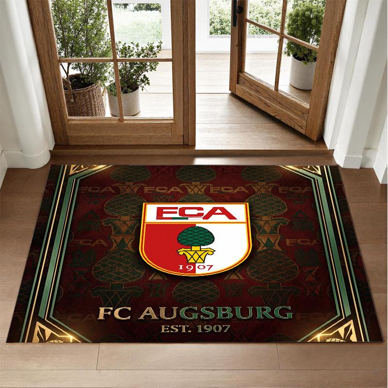 FC Augsburg FC Design Crystal Velvet Rug Soft Decorative Mat for Bedroom Entrance