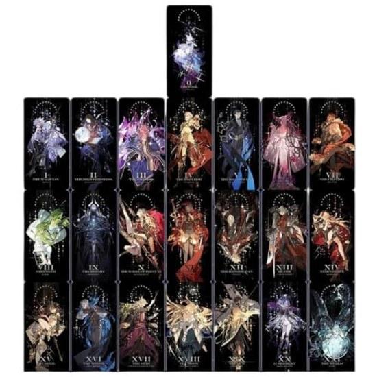 Compatible Fate Tarot Cards FGO Grand Order Anime 23 Pieces Cosplay Props Board Game (23 Cards) Parallel Import