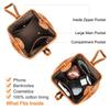 CONTACT'S Fashion Genuine Leather Clutch Bag Women Capacity Metal Frame Handle Handbag Travel Famliy Gift Wristlets Bag