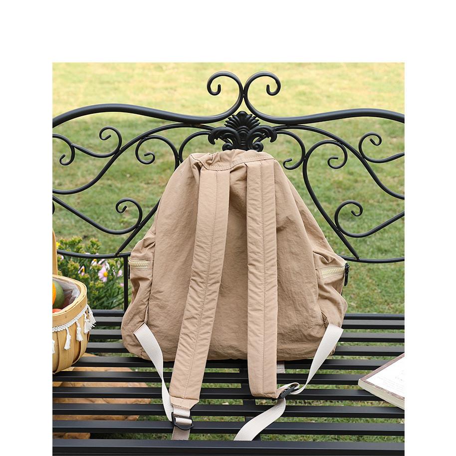 IELGY Корейская версия повседневного школьного рюкзака из холщовой ткани — фото 9