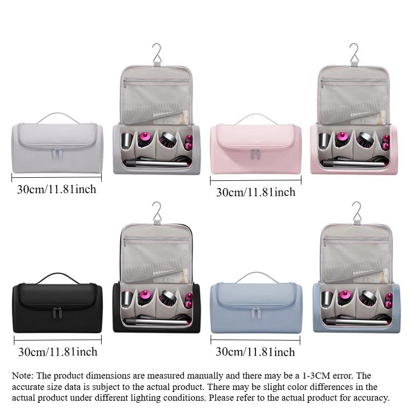 

Fashion travel hair dryer, curling iron accessories, storage bag, makeup bag, random color, 1 waterproof PU storage bag