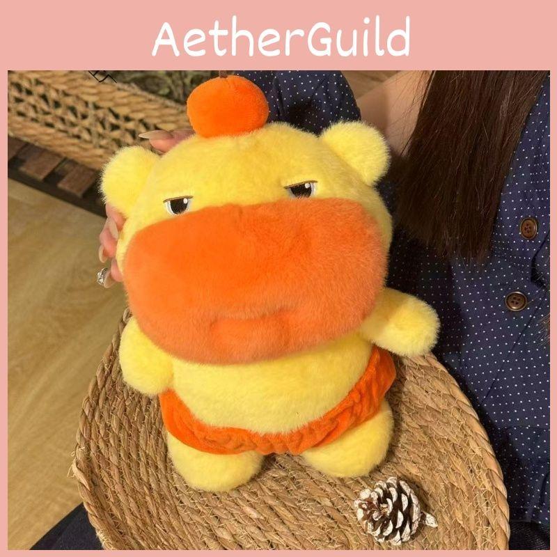 Capybara Cute Orange Lulu Plush Doll Children Companion Toy For Decor Room