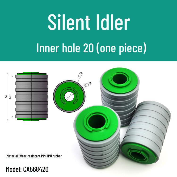 Double Row Nylon Support Wheel for Conveyor Systems