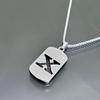 Simple Titanium Steel 26-Letter Necklace for Men and Women - Trendy Minimalist Design