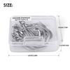 5pcs/box Saltwater Fishing Jigging Hooks Forged Extra Strong Stainless Steel Trolling Sea Bass Striper Snapper Fishing Hooks