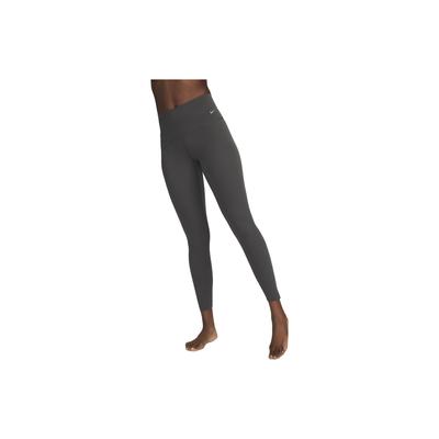 Zenvy High-Waisted Cropped Compression Leggings Women Bottoms Medium-Grey DQ6016-254