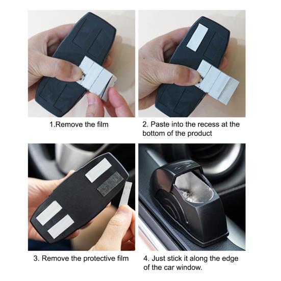 Car Ashtray Door Mounted Compact Size Automotive Ashtray Easy Installation Portable Vehicle Interior Ashtray