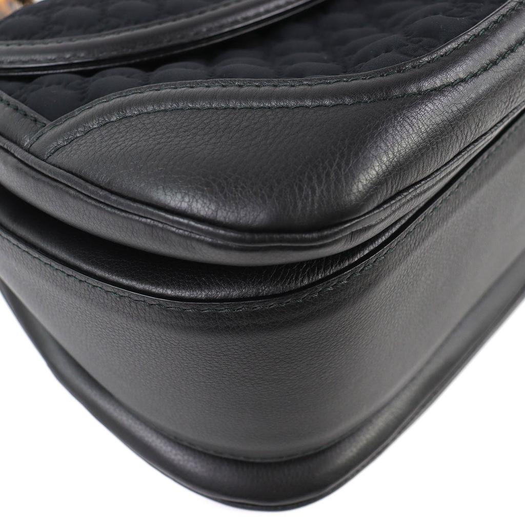 Excellent GUCCI Shoulder Bag Microsima New Bamboo 2-Way Handbag Chain 240241 Used