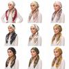 Bandana Sciarpa per Capelli in Poliestere con Stampa Floreale e Design Traspirante per Donna