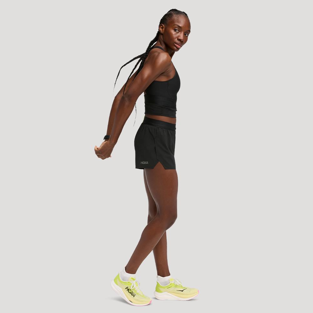 HOKA Hoka Women's Race Day Split Shorts 1176991-BLK