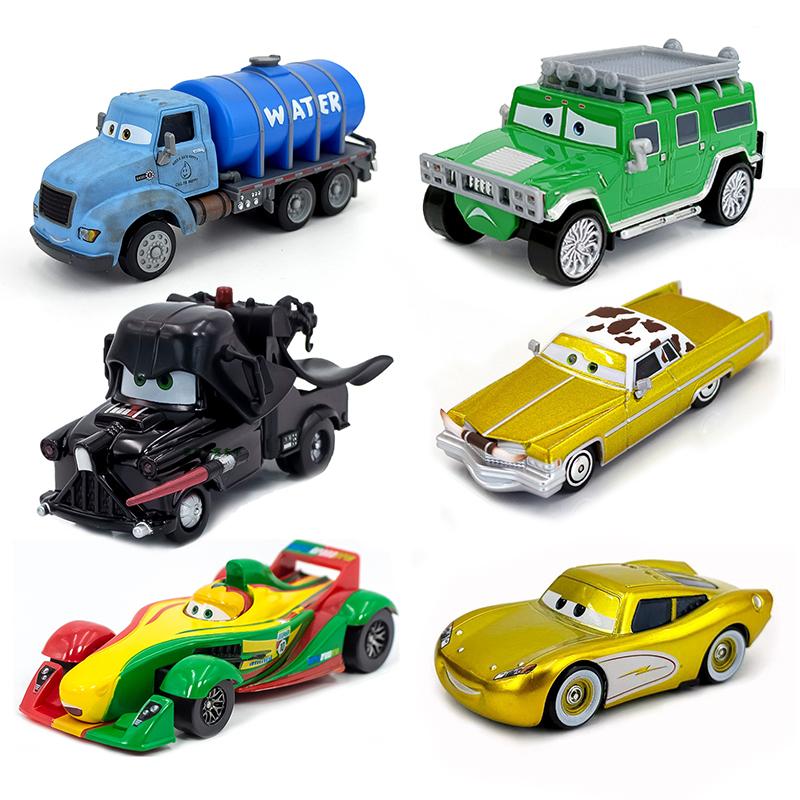 6 Style Cars Mr.Drippy Mel Dorado Darth Mater Diecast Metal Car Model Children Educational Toys