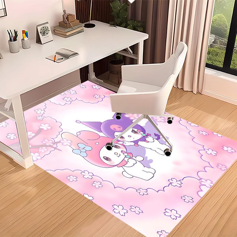 Sanrio My Melody and Kuromi Printed Absorbent Washable Carpet, Non-Slip Bathroom Mats, Kitchen Rugs, Yoga Mat,Living Room Entrance, Camping Picnic Rug