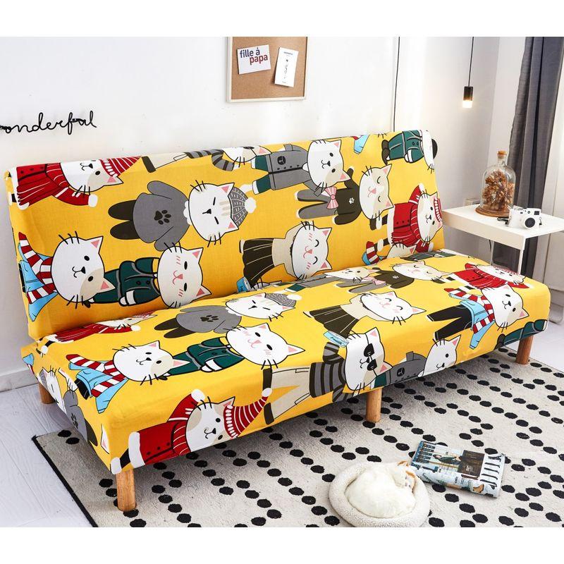 

Cover All Wrapped Cartoon Cute Bath Mat Fabrics Sofa Bed Lemon yellow 2 Individual pillows (including core)