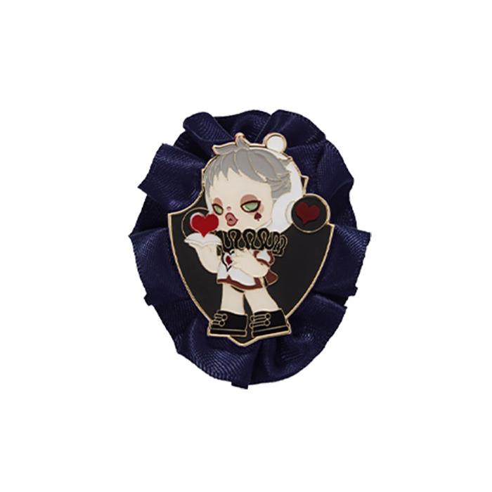 POP MART SKULLPANDA Daily Wonderland Collection Badge Blind Box Products, Single Mystery Box