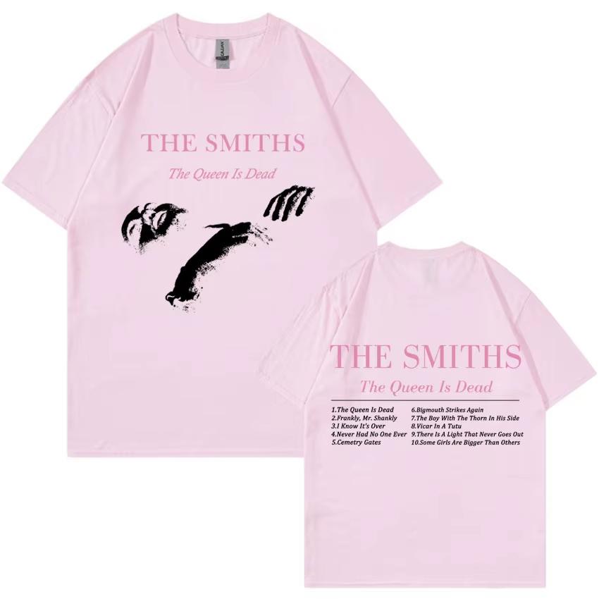 Camiseta Extragrande Con Estampado De The Smiths The Queen Is Dead Morrissey Camisetas De Banda Punk Rock A La Moda