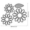 Flower Petal Metal Cutting Dies Handmade Crafts DIY Scrapbooking Embossing Supplies for Children Kids Girls Boys