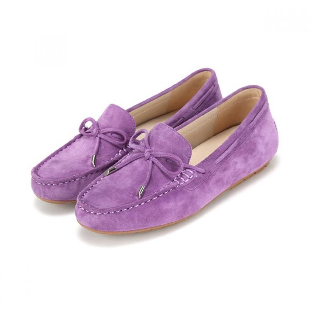 

Barbara Leather Suede Driving Women S Loafer Bbj123pr 250mm