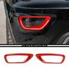 Red Front Fog Light Cover Fog Lamp Frame Trim For Jeep Grand Cherokee 2018+ ABS