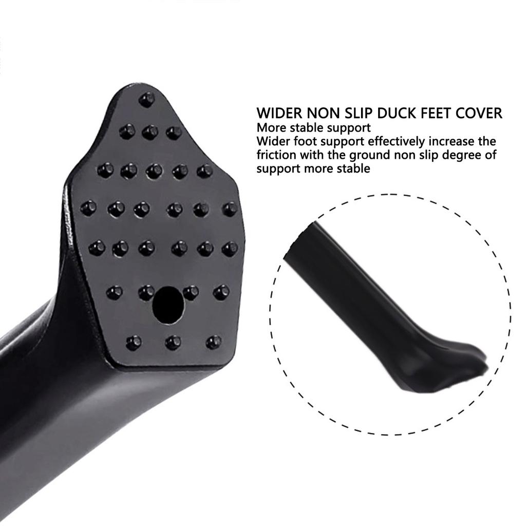 Adjustable Kickstand Aluminum Alloy Slip Resistant Easy Installation Cycling Rear Side Kick Stand for 22-29 Inch 700C