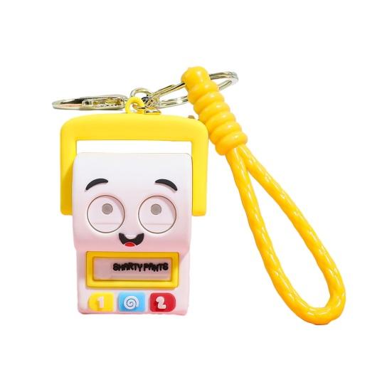 Keychain Pendant Silicone Cartoon Anime Figure Charm Key Holder B