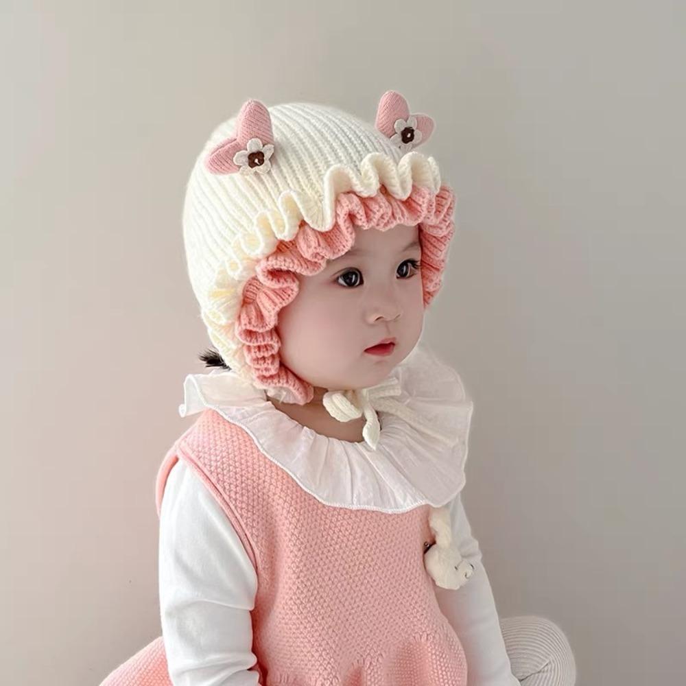 Coldproof Pullover Cap Windproof Beanie Hat New Plush Knitted Cap  Outdoor Sports