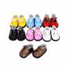 1 Pair Handmade 12 BJD Doll PU Shoes 5.5*2.8cm OB11 Leather Shoes Ob11 Doll Sandals  Toy Accessories