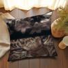 Retro Leopard Cheetah Canvas Prints 45*45Cm Cushion Cover Pillow Cover Decor Pillowcase Home Pillowcase For Couch Pillow